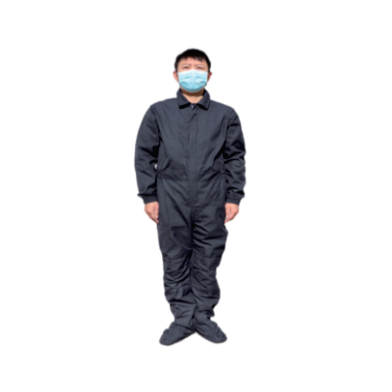 Oil-resistant, flame-retardant, and antistatic coverall
