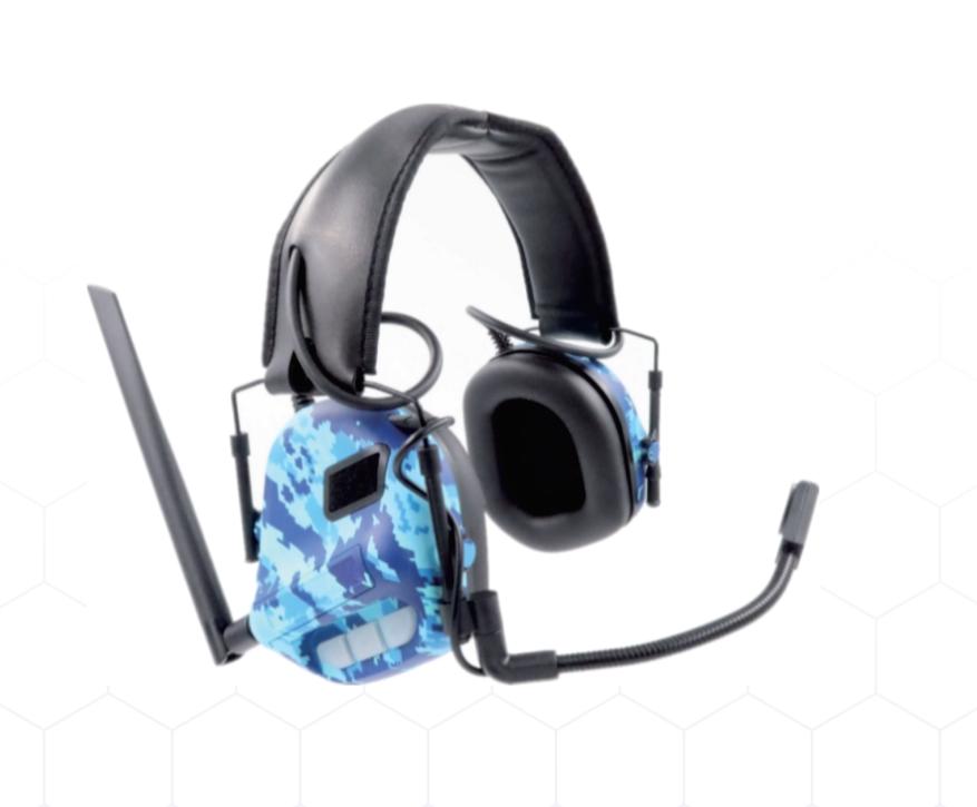 RF wireless noise-cancelling headset